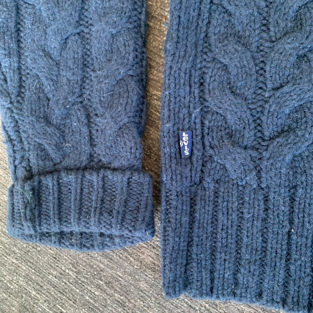 Levi’s Multicolor Pattern Wool Blend Medium Slim … - image 4